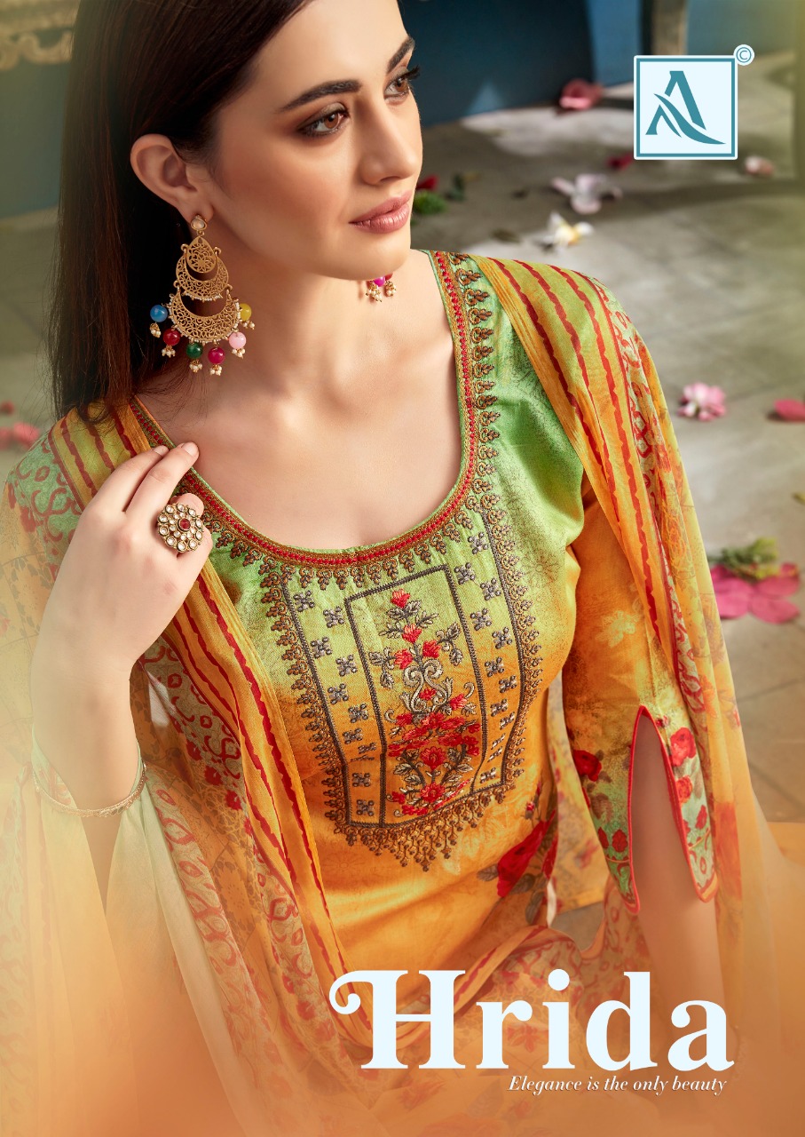 Alok Suit Hrida Jam Cotton Digital Print Stylish Salwar Suit At Best Rate