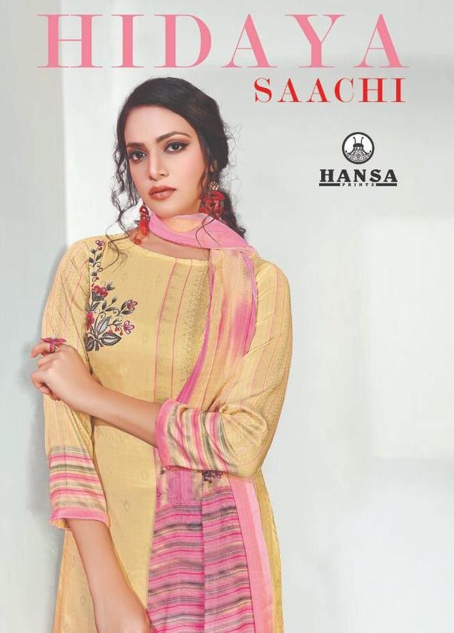 Hansa Hidaya Saachi Jam Cotton Digitally Printed Ladies Suits Wholesaler