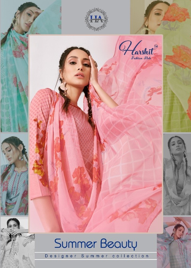 Harshit Fashion Summer Beauty Vol 2 Lawn Cotton Dress Materials