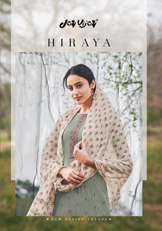 Hiraya By Jay Vijay 5261-5270 Series Pure Cotton Party Wear Dress Materials