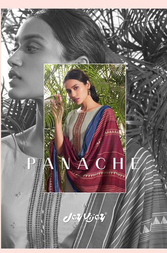 Jay Vijay Panache Lawn Cotton Designer Suits Designs With Free Masks