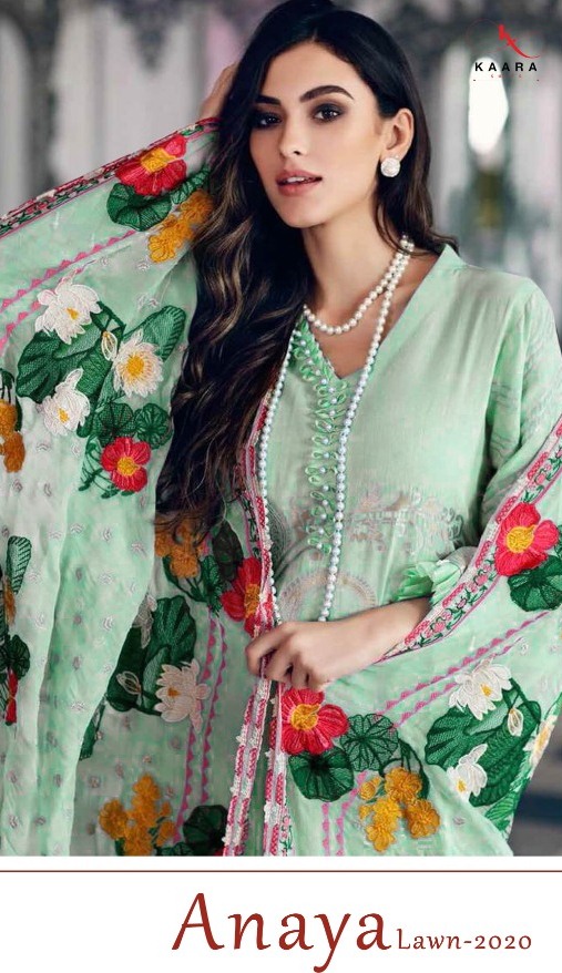 Kaara Present Anaya Lawn 2020 Digital Print Cotton Salwar Suit Exporter