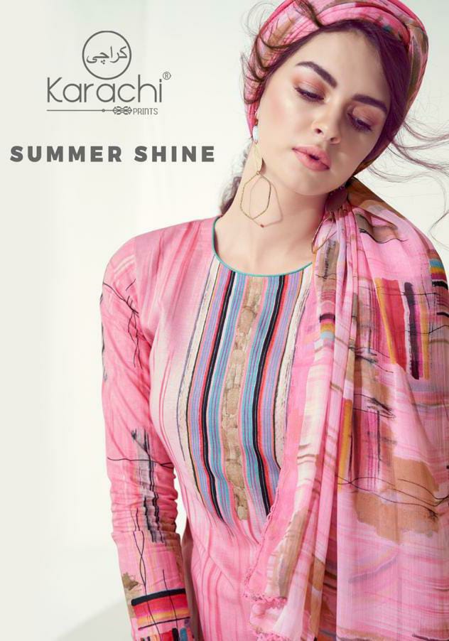 Kesar Karachi Summer Shine Pure Lawn Printed Dress Materials