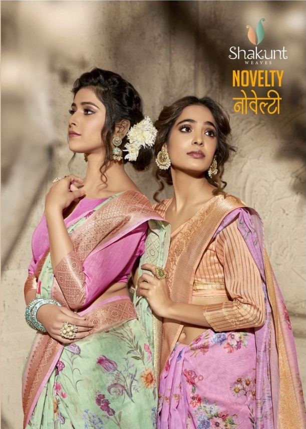 Novelty By Shakunt Silk Festival Wear Designer Fancy Saree