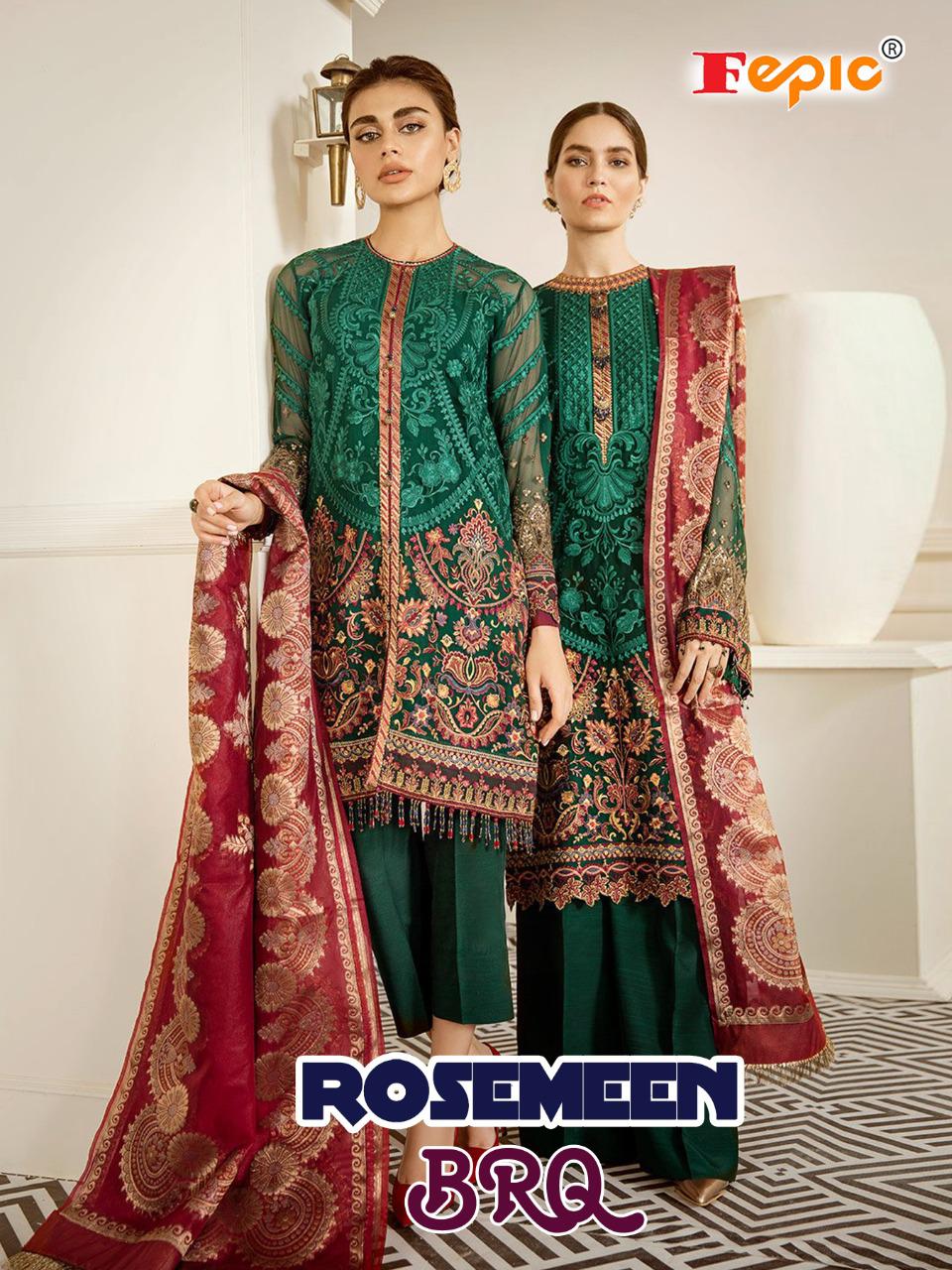 Rosemeen Brq By Fepic Net Georgette Pakistani Suits Collection