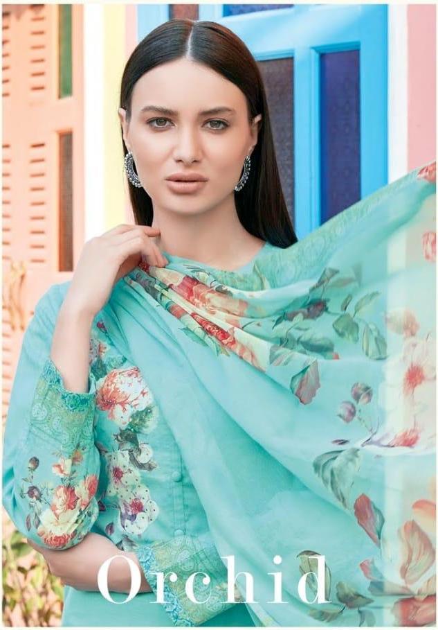 Sahiba Orchid Cotton Designer Suit Designs Online Supplier