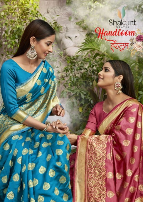 Shakunt Present Handloom Art Silk Fancy Saree Collection