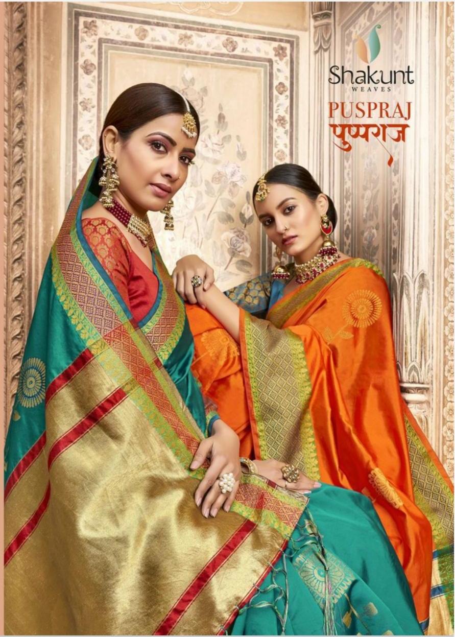 Shakunt Present Puspraj Art Silk Casual Wear Saree Online Store