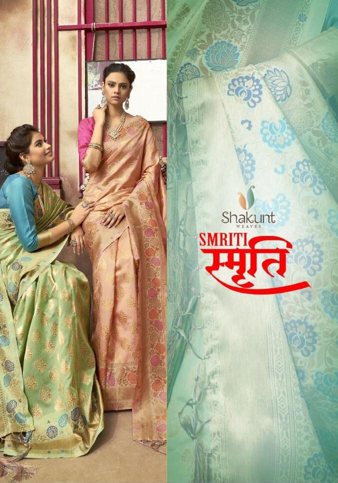 Shakunt Present Smriti Traditional Wear Silk Indian Look Saree Wholesaler