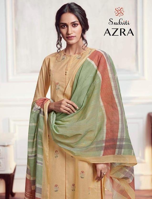 Sudriti Azra Cambric Cotton Salwar Kameez Latest Designs Catalog With Wholesale Price