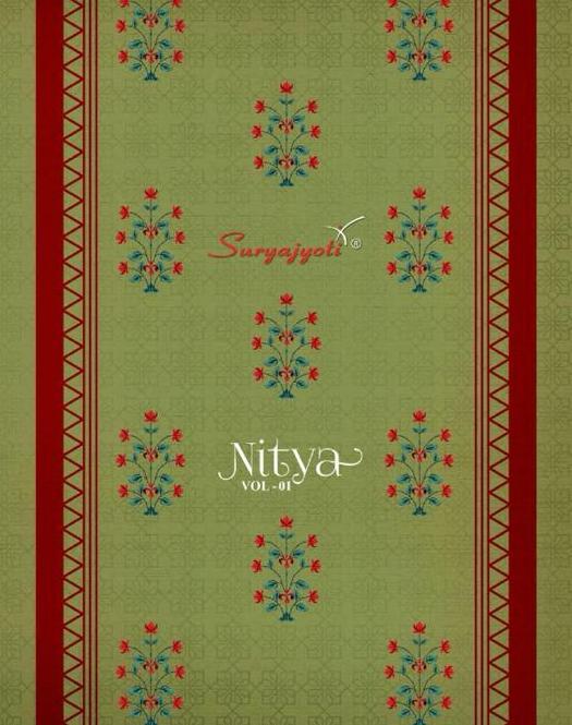 Suryajyoti Nitya Vol 1 Cotton Satin Printed Ladies Suits New Designs With Price