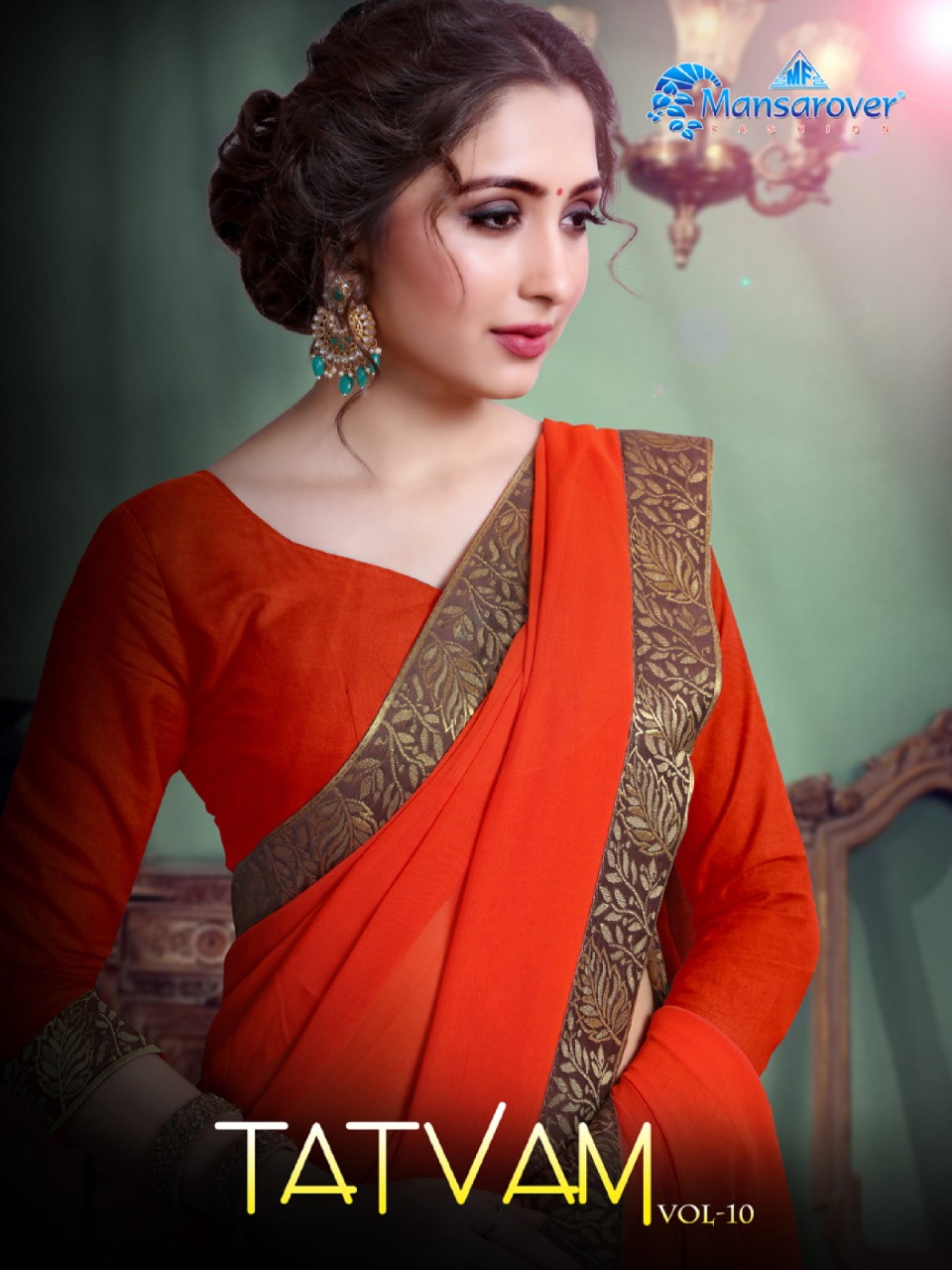 Tatvam Vol 10 By Mansarover Weightless Printed Fancy Sarees