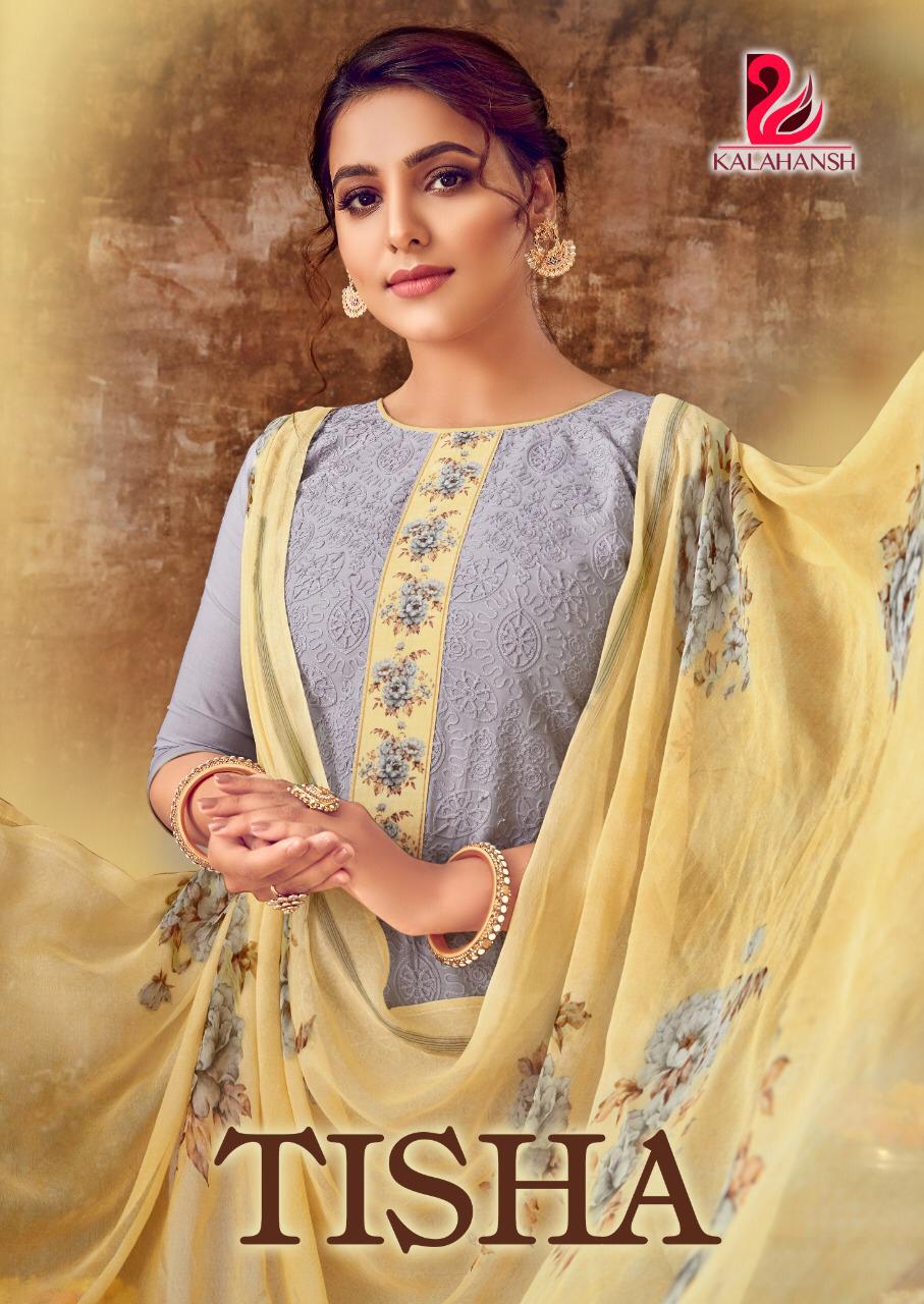 Tisha By Kala Fashion Lawn Cotton Embroidery Dress Collection