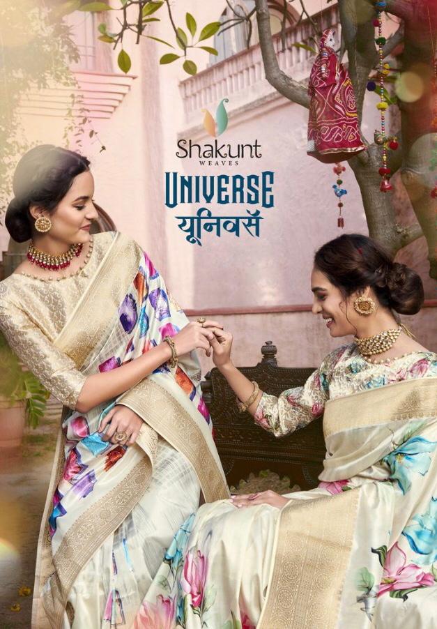 Universe By Shakunt Silk Digital Printed Traditional Saree Collection