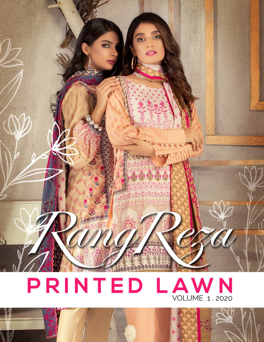 Zs Rangreza Printed Lawn Vol 1 2020 Original Pakistani Salwar Kameez