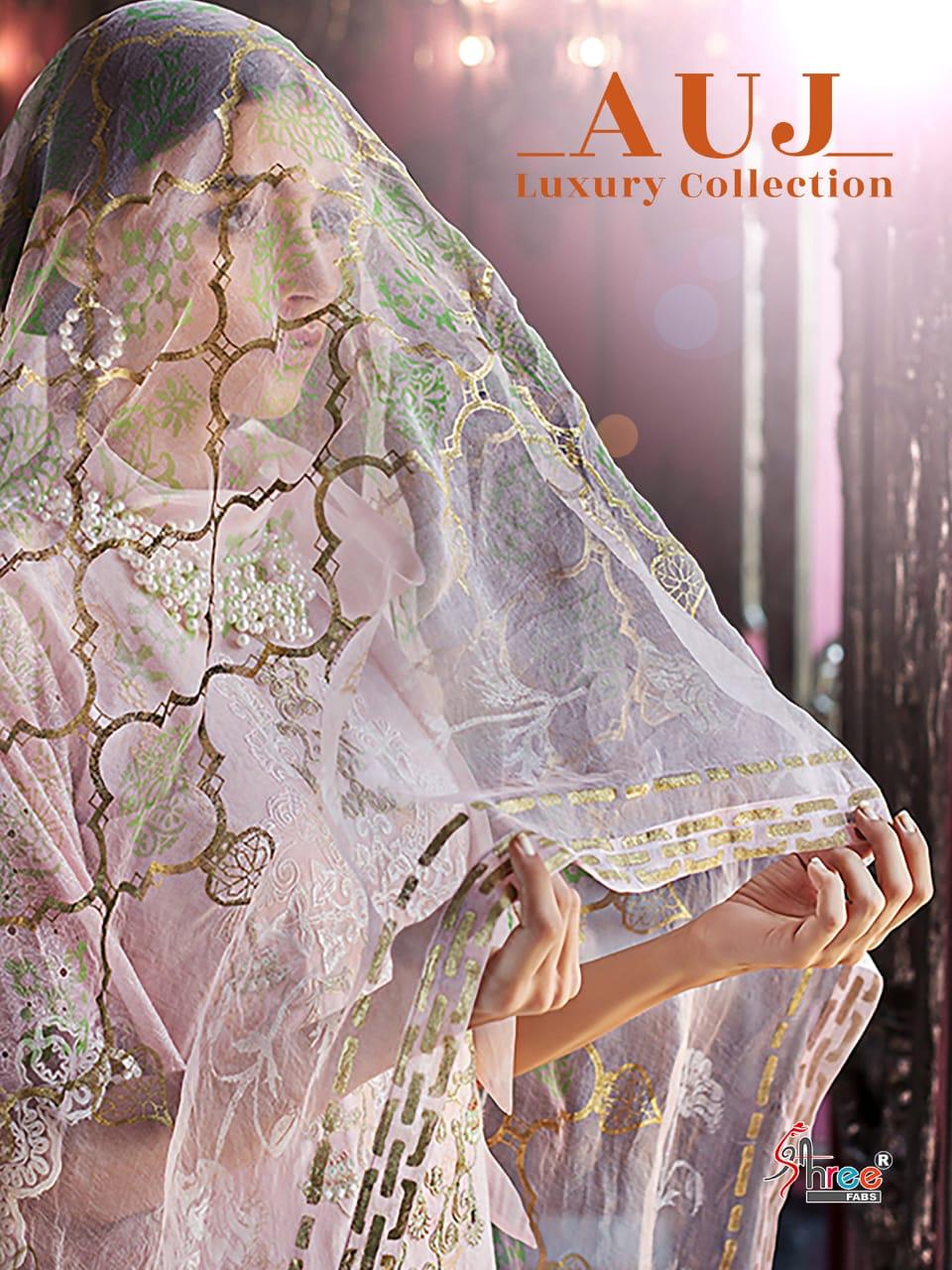 Auj Luxury Collection By Shree Fabs Cotton Pakistani Suits Supplier