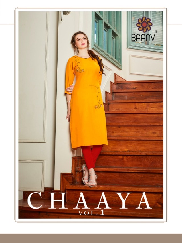 Baanvi Chhaya Cotton Formal Wear Kurtis Online Supplier