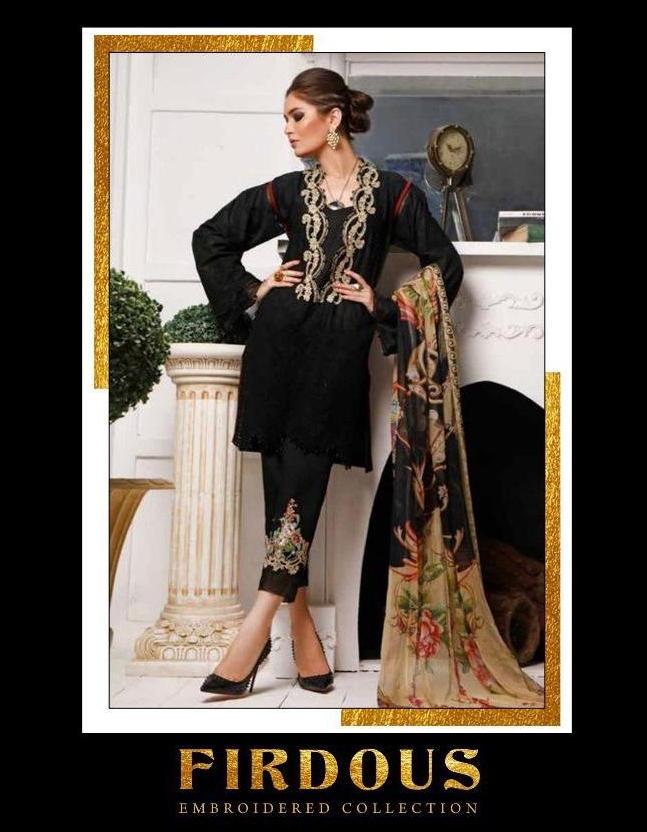 Deepsy Firdous 651-655 Series Embroidered Collection Of Pakistani Suits