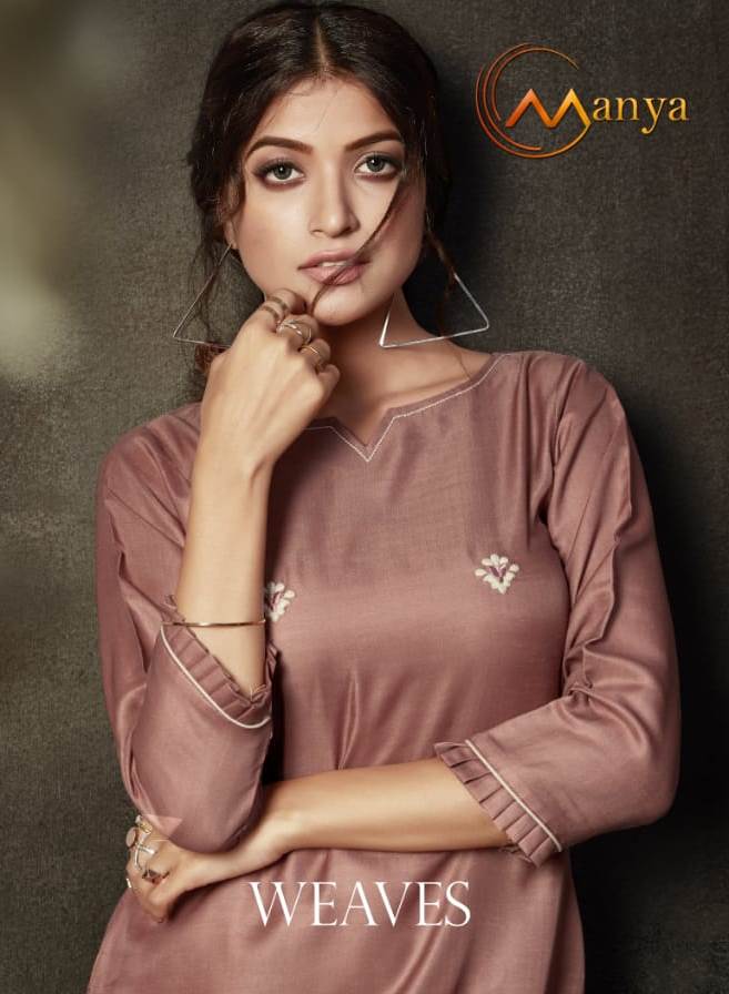 Four Buttons Launch Weaves Cotton Long Kurti Collection