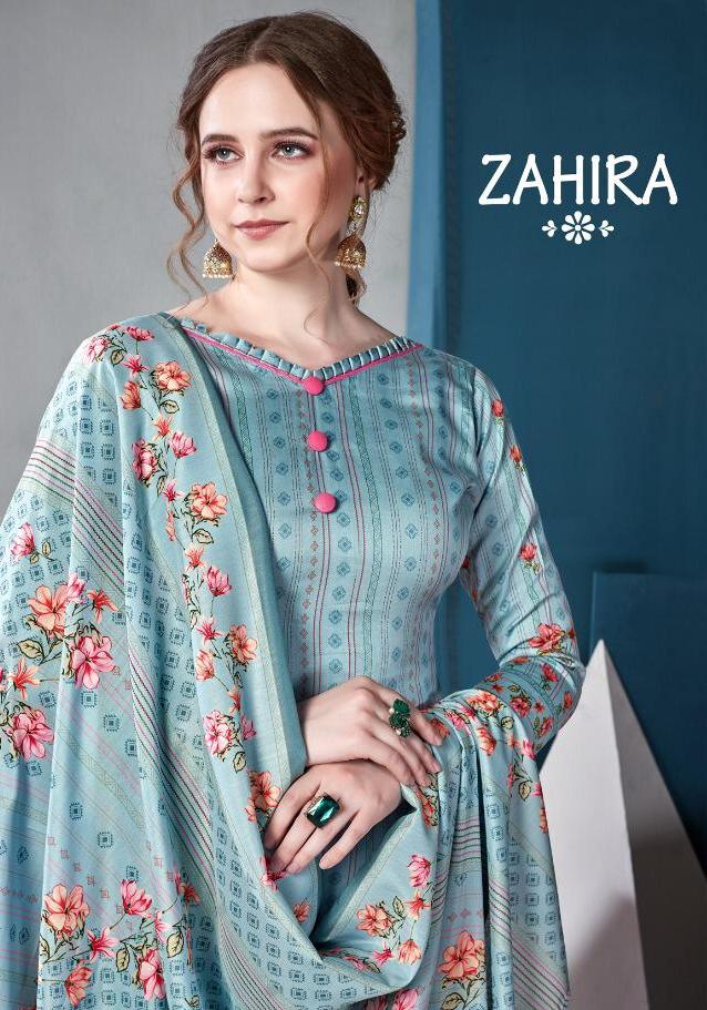 Kaara Suits Zahira Jam Satin Digital Print Salwar Kameez