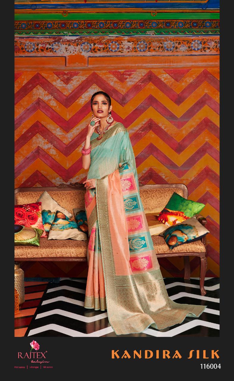 Kandira Silk By Rajtex 116001-116006 Series Exclusive Fancy Saree