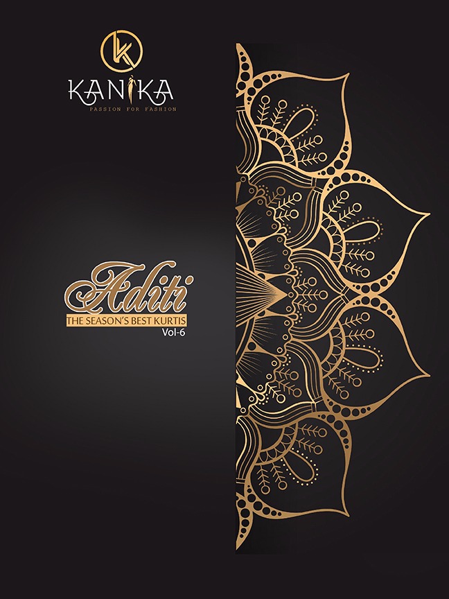 Kanika Aditi Vol 6 Rubby Silk Embroidery Work Best Season Kurti Limited Collection