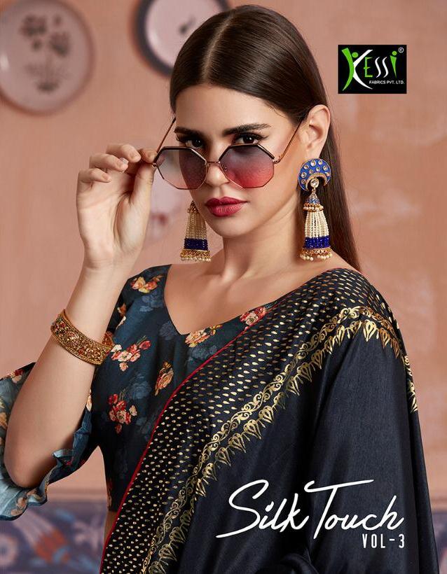 Kessi Silk Touch Vol 3 Silk Printed Traditional Wear Saree Online Shopping