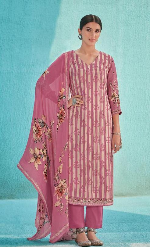 Kimora Launch Heer Lakeer Cotton Silk Digital Print Looking Stunning Suit