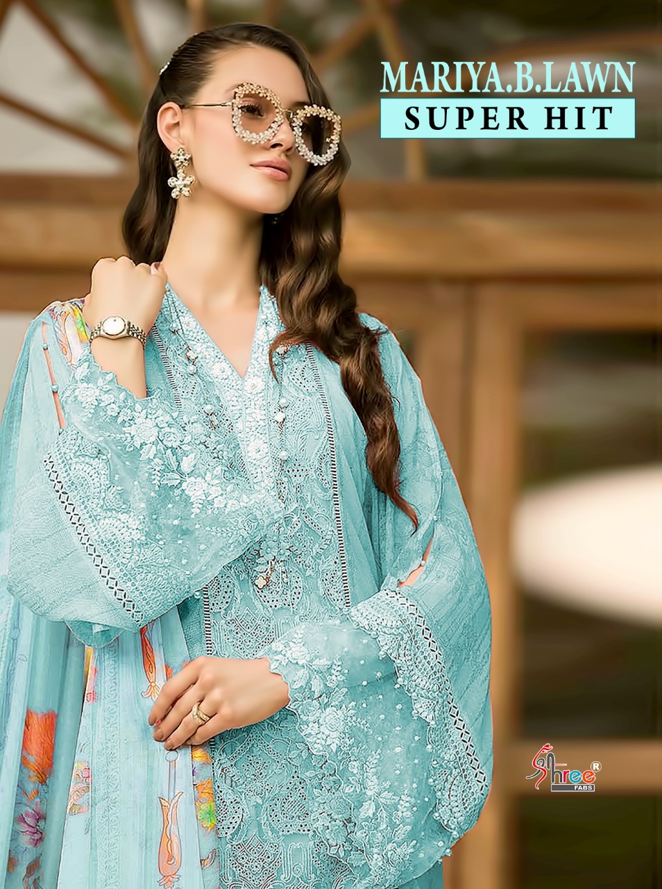 Mariya B Lawn Super Hit By Shree Fab Cotton Print Pakistani Suit Concept