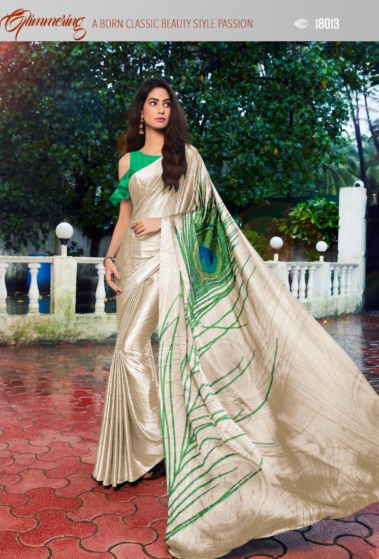 Mintorsi Designer Morpankh Satin Silk 18011-18017 Series Saree