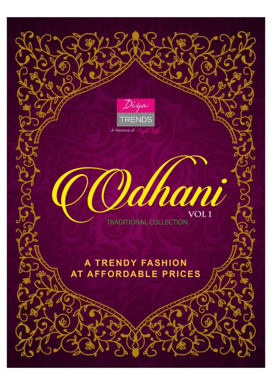 Odhani Vol 1 By Diya Trends Rayon Fancy Kurti Bottom With Fancy Dupatta