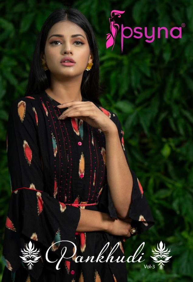 Psyna Launch Pankhudi Vol 3 Cotton Handloom Kurti Festival Collection In Surat Market