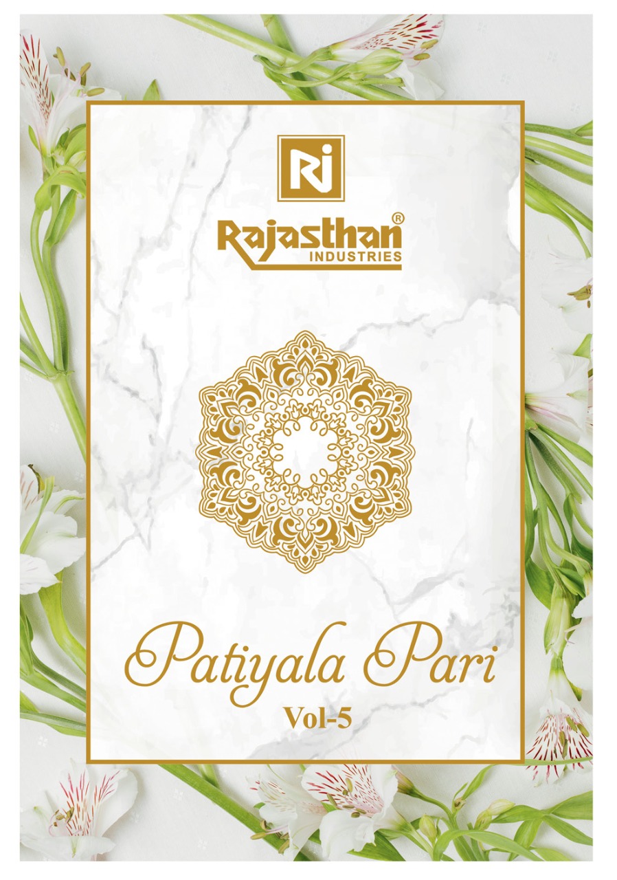 Rajasthan Industries Launch Patiyala Pari Vol 5 Cotton Suit Wholesale Rate