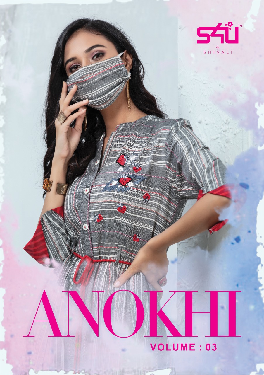 S4u By Shivali Launches Anokhi Vol 3 Fancy Gown Latwst Kurti Design