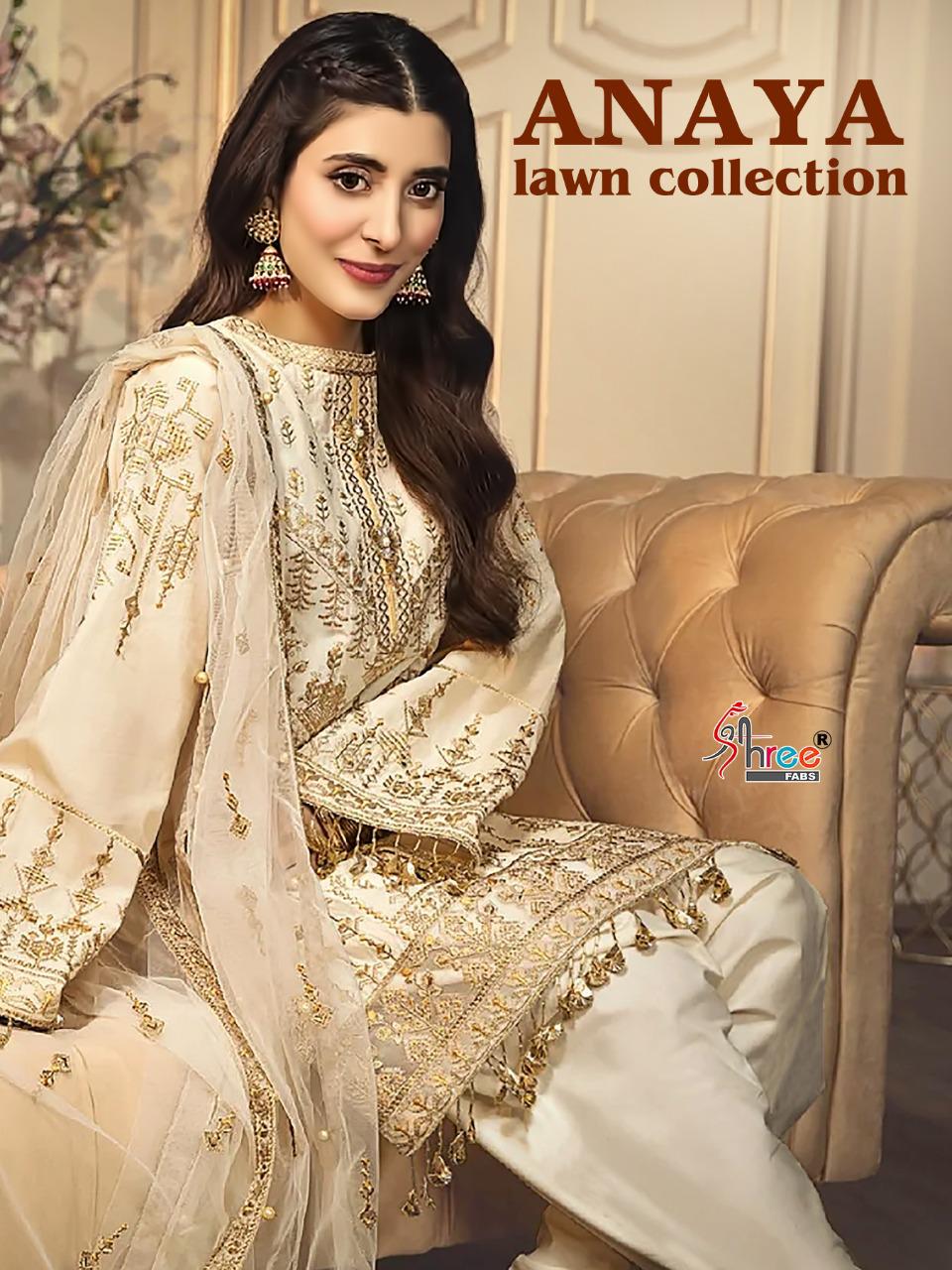 Shree Fabs Anaya Lawn Collection Pakistani Suit Concept