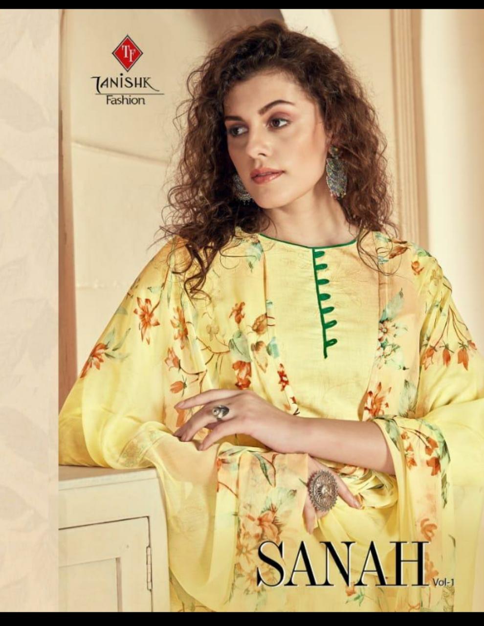 Tanishk Fashion Sanah Vol 1 Lawn Cameric Digital Print Salwar Suit