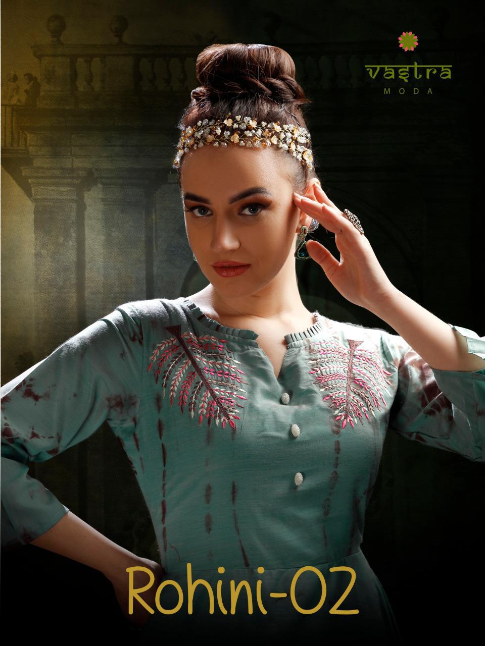 Vastra Moda Rohini Vol 2 Gown Style Kurtis Collection At Cheapest Rate Online