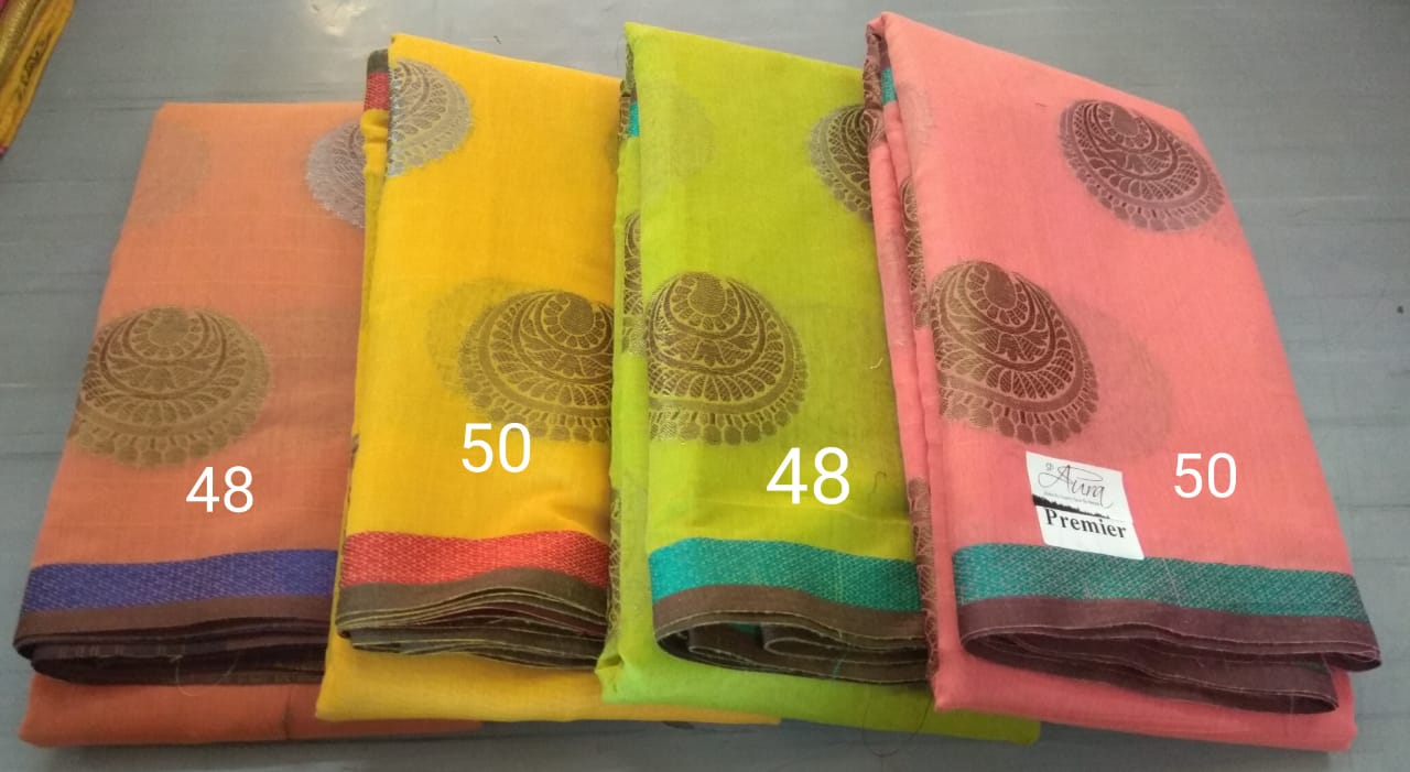 Aura Saree Jalsa Chanderi Cotton Nona Catalog Saris Wholesaler