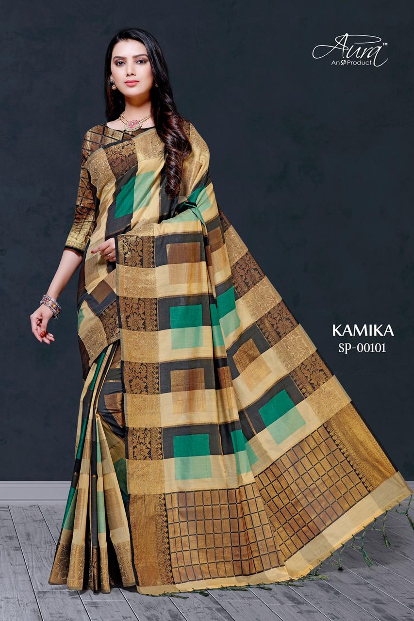 Aura Saree Kamika Chanderi Cotton Saris Buy Online At Best Prices