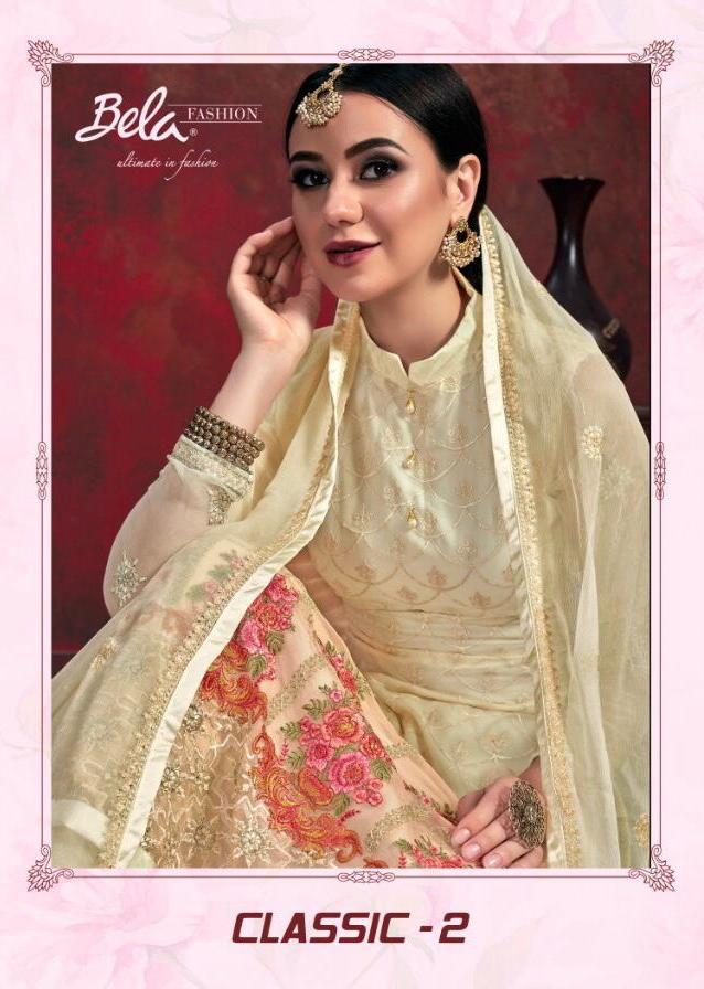 Bela Classic Vol 2 Chiffon Designer Party Wear Good Looking Salwar Kameez