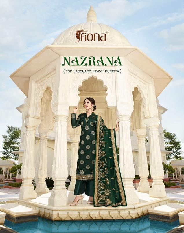 Fiona Nazrana Jacquard With Work Party Wear Designer Salwar Suit Online Shopping