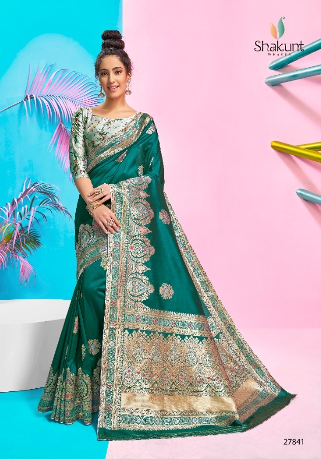 Girishma By Shakunt Silk Digital Print Designer Saree At Best Rate