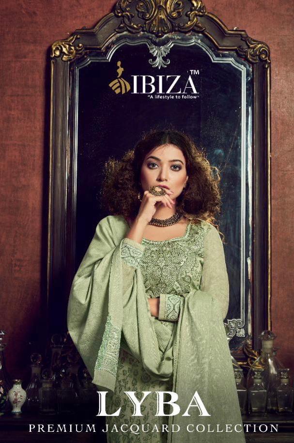 Ibiza Launch Lyba Handloom Weaving Cotton Jacquard Glamorous Look Salwar Suit