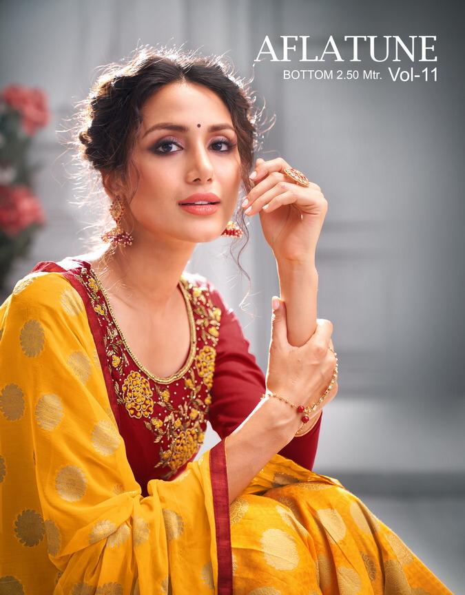 Kapil Trendz Aflatune Vol 11 Soft Silk Looking Charming Patiyala Style Salwar Suit