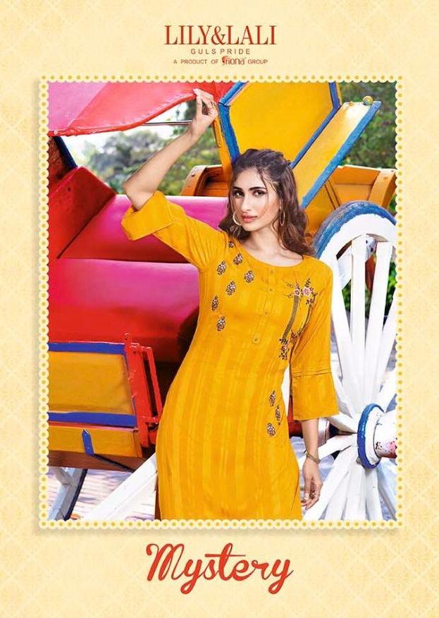 Lily And Lali Launch Mystery Rayon Designer Kurti With Gharara Collection