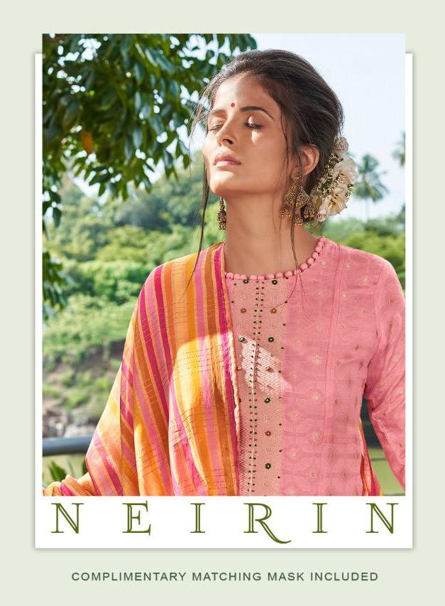 Neirin By Jay Vijay 5421-5426 Series Bemberg Banarasi Jequard Salwar Suits