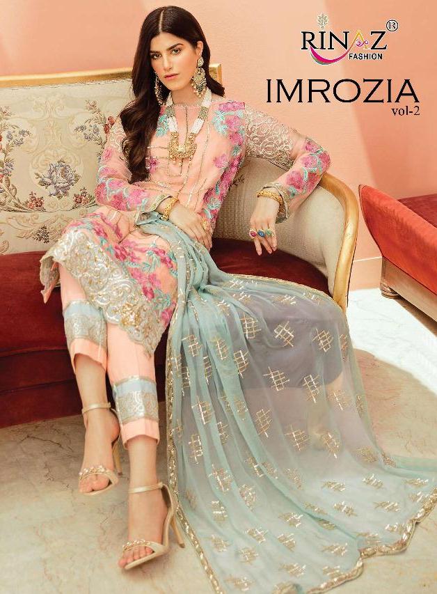 Rinaz Fashion Imrozia Vol 2 Georgette With Net Exclusive Series Of Pakistani Suit Concept