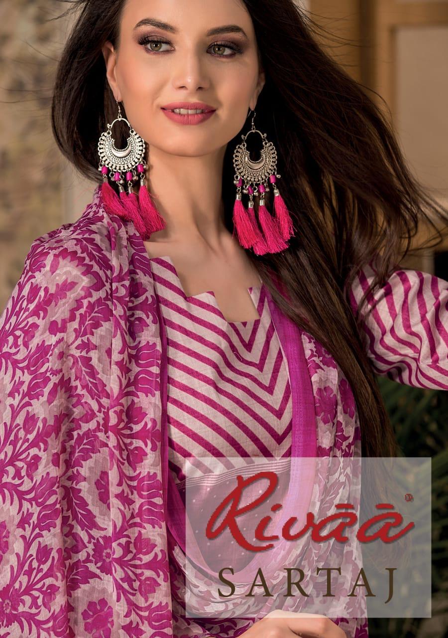 Rivaa Presenting Sartaj Cotton Casual Wear Nice Looking Salwar Kameez Exporter