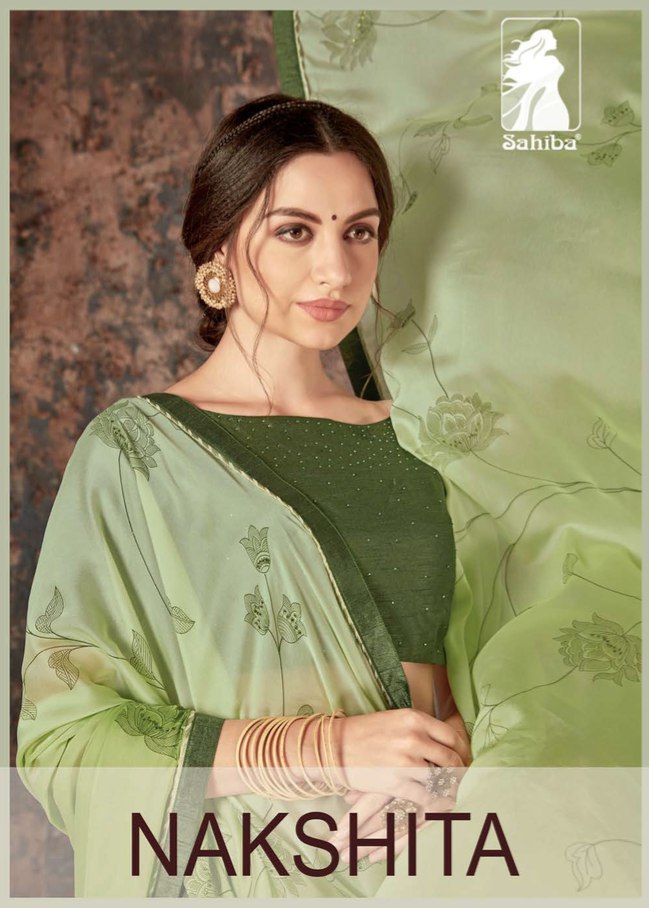 Sahiba Present Nakshita Fancy Looking Charming Saree Collection Online Dealer