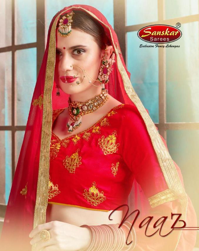Sanskar Style Naaz Silk Festival Wear Lehanga Online Supplier